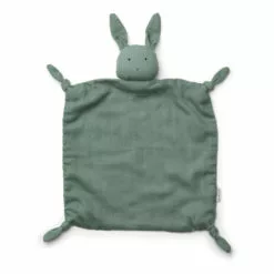 Agnete Rabbit Organic Cotton Soft Toy Green Liewood Toys and Hobbies Baby