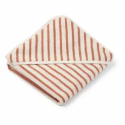 Alba Organic Cotton Terry Cloth Bath Cape Pink Liewood Design Children
