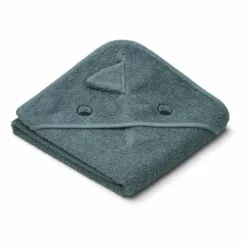 Albert Organic Cotton Bath Cape Blue Liewood Design Baby