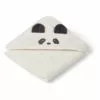 Albert Organic Cotton Panda Bath Cape Ecru Liewood Design Baby