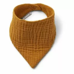 Andrea Organic Cotton Bandana Bib - Set of 2 Mustard Liewood Design Baby