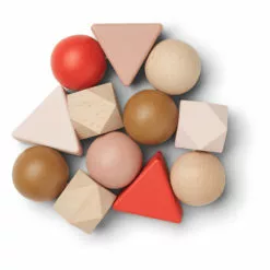 Anna Wooden Rattle Pink Liewood Toys and Hobbies Baby