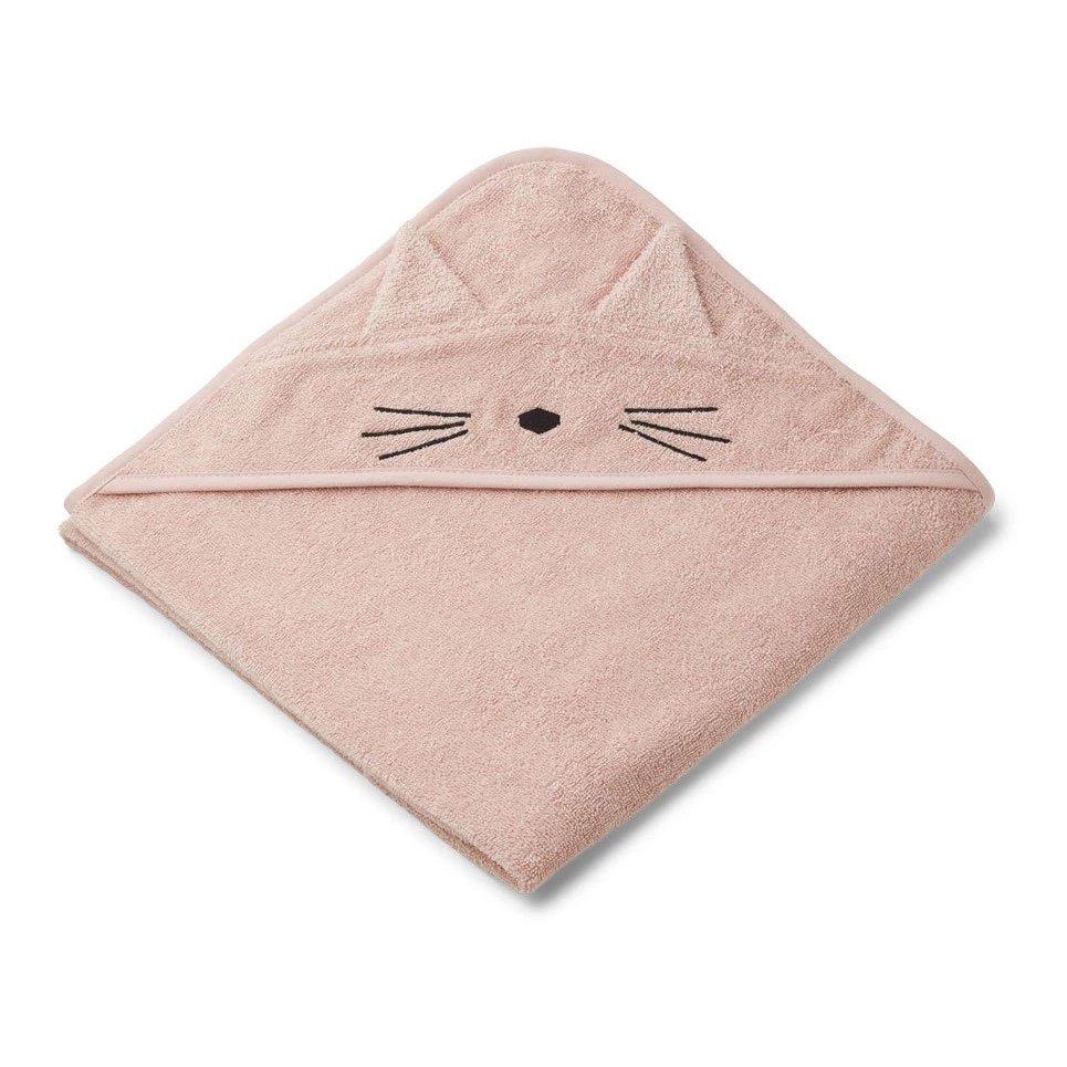 Augusta Cat Organic Cotton Terry Cloth Bath Cape Pink Liewood Design Baby 1 Augusta Cat Organic Cotton Terry Cloth Bath Cape Pink Liewood Design Baby