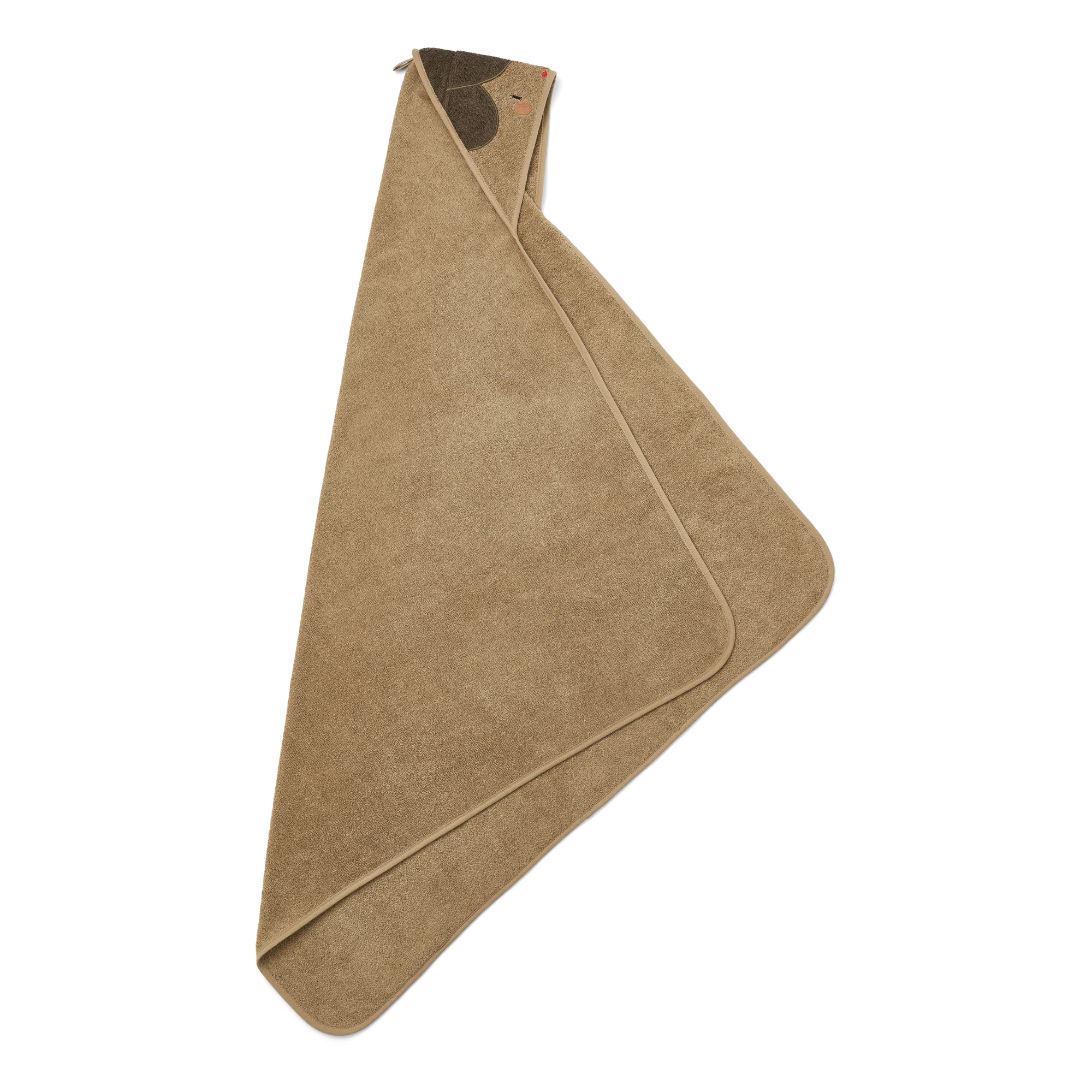 Augusta Organic Cotton Terry Cloth Bath Cape Brown Liewood Design Baby 2 Augusta Organic Cotton Terry Cloth Bath Cape Brown Liewood Design Baby - Image 2