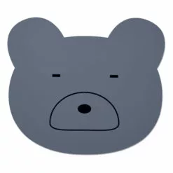 Aura Silicone Place Mat Blue Liewood Design Baby, Children