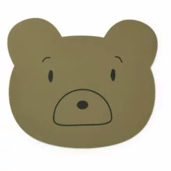 Aura Silicone Place Mat Khaki Liewood Design Baby, Children