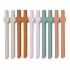 Badu Silicone Straws - Set de 10 Liewood Design Children