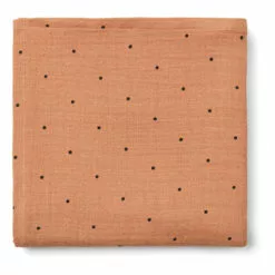 Ben Organic Cotton Swaddling Cloth Dusty Pink Liewood Design Baby