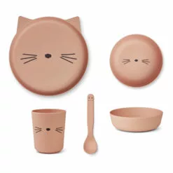 Brody PLA Dinnerware Set - set of 4 Blush Liewood Design Children