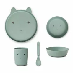 Brody PLA Tableware Set - 4 pieces Green Liewood Design Children