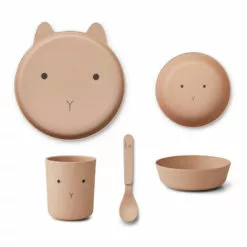 Brody PLA Tableware Set - 4 pieces Pink Liewood Design Children