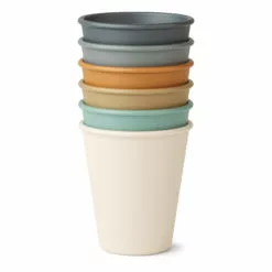 Carter PLA Cups - Set of 6 Blue Liewood Design Children -Liewood Sales Shop carter pla cups set of 6 blue liewood design children 2