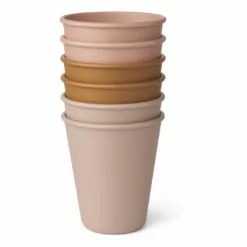 Carter PLA Cups - Set of 6 Dusty Pink Liewood Design Children