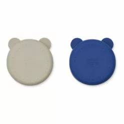 Connie Silicone Bowls - Set of 2 Blue Liewood Design Children -Liewood Sales Shop connie silicone bowls set of 2 blue liewood design children 2
