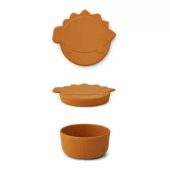 Cornelius Silicone Snack Box Mustard Liewood Design Children