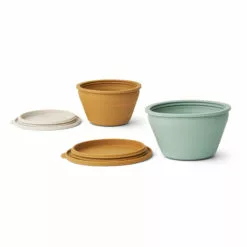Dale Stackable Silicone Bowls - Set of 2 Caramel Liewood Design Baby, Children