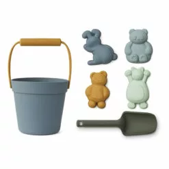 Dante Beach Bucket and Accessories Blue Liewood Toys and Hobbies Children