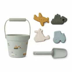 Dante Beach Bucket and Accessories Blue Liewood Toys and Hobbies Children