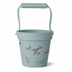 Dante Silicone Beach Bucket & Toys Blue Liewood Toys and Hobbies Children