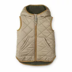 Diana Recycled Polyester Reversible Vest Beige Liewood Fashion Children