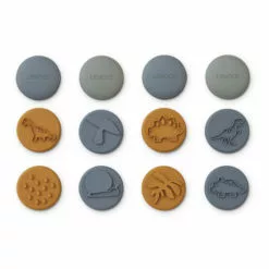 Earl Silicone Stamps - Set of 8 Pale blue Liewood Toys and Hobbies Children