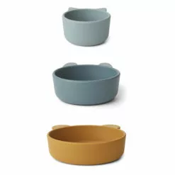 Eddie Silicone Bowls - Set of 3 Liewood Design Children -Liewood Sales Shop eddie silicone bowls set of 3 liewood design children 2