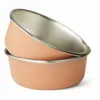 Edgar Stainless Steel Bowls - Set of 2 Pink Liewood Design Children