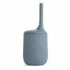 Ellis Silicone Cup with Straw - Set of 2 Blue Liewood Design Children