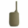 Ellis Silicone Cup with Straw - Set of 2 Khaki Liewood Design Children