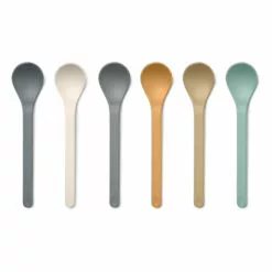 Erin PLA Spoons - Set of 6 Blue Liewood Design Children