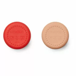 Ethan Silicone Cups - Set of 2 Red Liewood Design Children -Liewood Sales Shop ethan silicone cups set of 2 red liewood design children 1