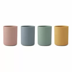 Ethan Silicone Cups - Set of 4 Liewood Design Children