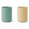 Ethan Silicone Tumblers - Set of 2 Green Liewood Design Children