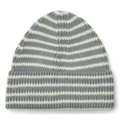 Ezra Striped Organic Cotton Beanie Blue Liewood Fashion Baby, Children