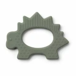 Gemma Dino Silicon Teething Ring Green Liewood Design Baby