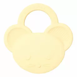 Gemma Silicone Teething Ring Pale yellow Liewood Design Baby