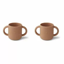 Gene Silicone Cups - Set of 2 Pink Liewood Design Baby