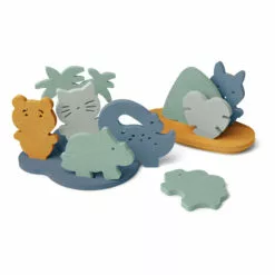 George EVA Foam Bath Toys Mint Green Liewood Toys and Hobbies Children