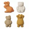 Gill Silicone Sand Moulds - Set of 4 Caramel Liewood Toys and Hobbies Children