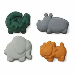Gill Silicone Sand Moulds - Set of 4 Sand Liewood Toys and Hobbies Children