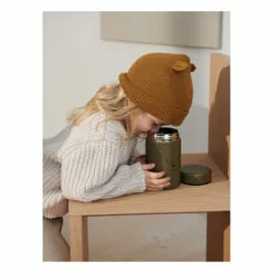 Gina Two-Tone Organic Cotton Beanie Camel Liewood Fashion Baby, Children -Liewood Sales Shop gina two tone organic cotton beanie camel liewood fashion baby children 2
