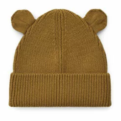 Gina Two-Tone Organic Cotton Beanie Camel Liewood Fashion Baby, Children