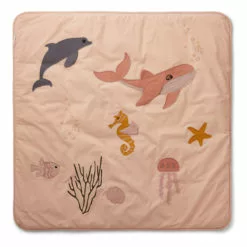 Glenn Organic Cotton Activity Mat Pink Liewood Design Baby