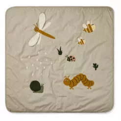 Glenn Organic Cotton Play Mat Beige Liewood Design Baby
