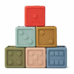 Gloria Natural Rubber Dice - Set of 6 Liewood Toys and Hobbies Children -Liewood Sales Shop gloria natural rubber dice set of 6 liewood toys and hobbies children 2