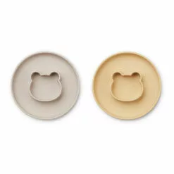 Gordon Plates - Set of 2 Pale yellow Liewood Design Children