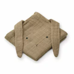 Hannah Organic Cotton Muslin Swaddling Cloths - Set of 2 Brown Liewood Design Baby