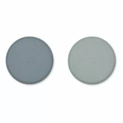 Harvey Silicone Plates - Set of 2 Blue Liewood Design Children -Liewood Sales Shop harvey silicone plates set of 2 blue liewood design children 2