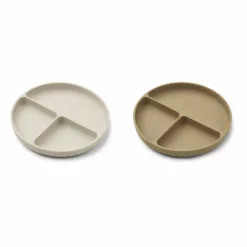 Harvey Silicone Plates - Set of 2 Sand Liewood Design Children