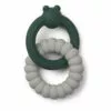 Herbert Bear Teething Ring Green Liewood Design Baby